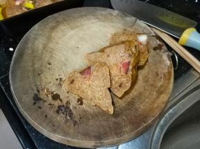 粽子不要加热直接切片