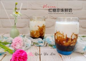 红糖珍珠鲜奶。