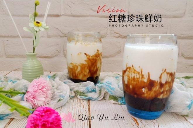 红糖珍珠鲜奶