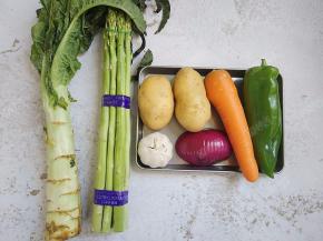 准备好各种时蔬