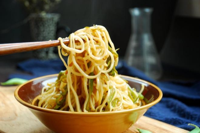 豆角炒面