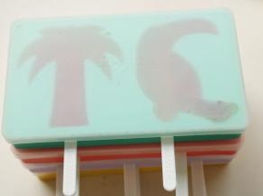 盖上冰棍模的盖子，送入冰箱冷冻6个小时以上，好吃的冰棍就做好了。自带棍子和防尘盖，不会造成污染，超级干净。