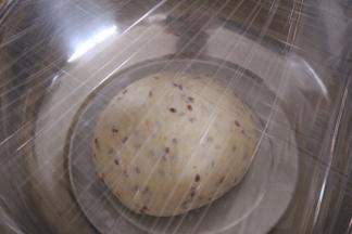 盖上保鲜膜发酵