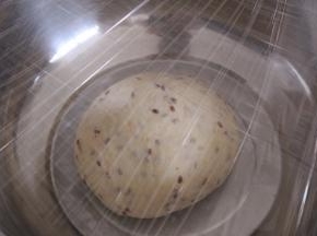 盖上保鲜膜发酵