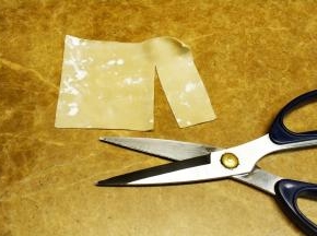 补图：云吞皮剪成正方形