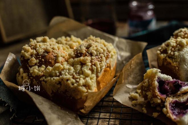 【蓝莓爆弹面包】