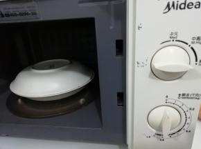 上面在盖上一个盘子