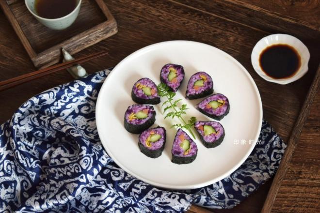 花式紫薯寿司