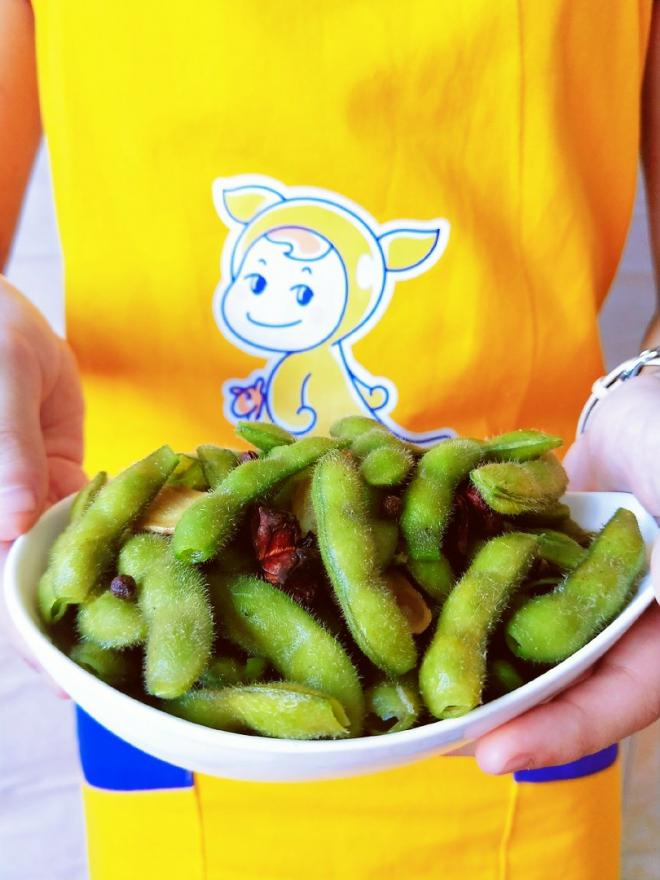 五香煮毛豆，老公最爱的下酒菜