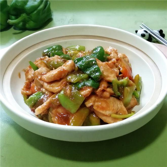 蚝油青椒鸡片
