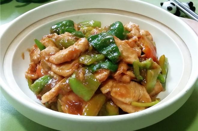 蚝油青椒鸡片
