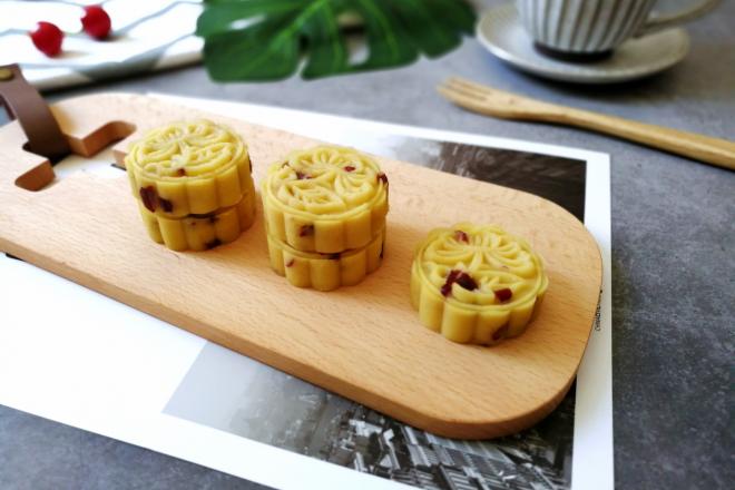 蔓越莓绿豆糕