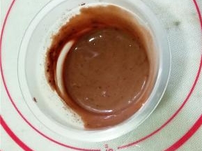 搅拌均匀即成酸奶巧克力酱