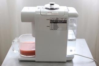 盖上盖子设置容量500ml，启动米糊功能，