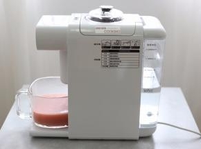 盖上盖子设置容量500ml，启动米糊功能，