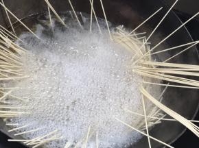 另起锅，烧半锅水至九成热，下入碱面煮沸