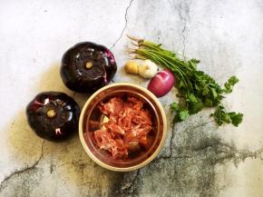 准备好主要食材。