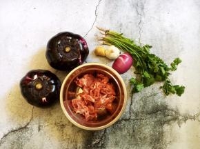 准备好主要食材。