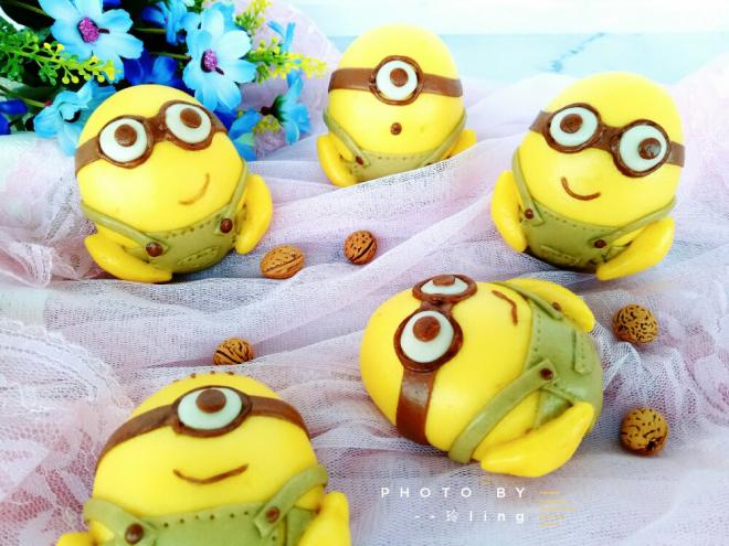 小黄人豆沙包【原创】