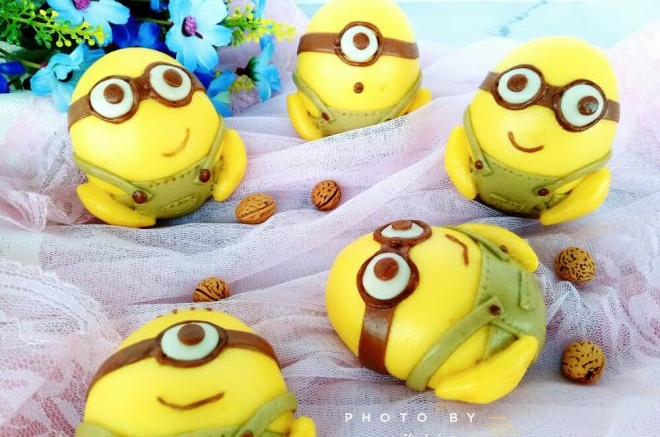 小黄人豆沙包【原创】