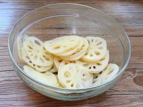 颠匀，这样可以保持藕片的完整性。