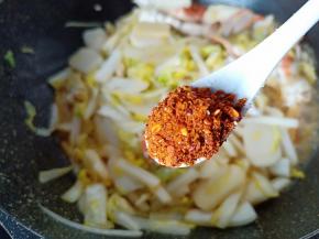 喜欢辣的可以加点辣椒粉。