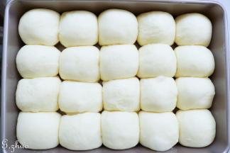 常温下发酵30-35分，1.5陪大小（现在是夏天，温度在35度左右）一次发酵即可。