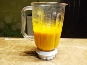 另一种做法：南瓜蒸熟打成泥