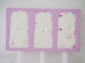 最后将酸奶倒满模具，不要太满哦，否则盖上盖子的时候会溢出来