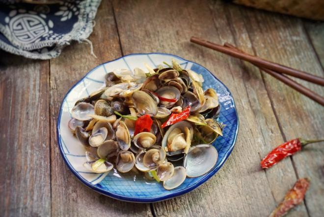 梅汁炒蛤