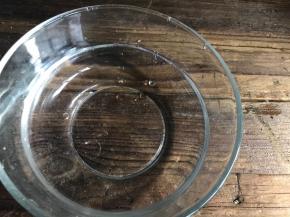 备大半碗凉白开水