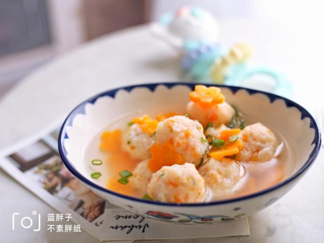 辅食--胡萝卜鳕鱼虾丸（9M+）