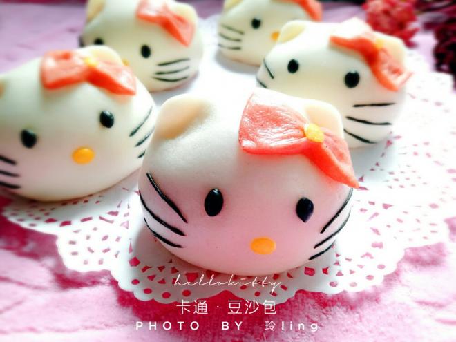 kitty猫豆沙包