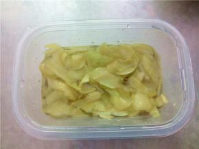 用淡盐水泡至少3个小时，我泡了6个小时。