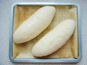 再次发酵稍微变大。