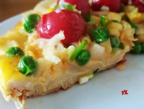 中式披萨就做好了，不错吧