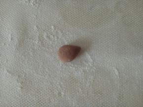 可可面团取一点揉成水滴状压扁