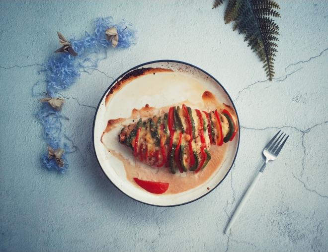 牛油果风琴鸡胸肉