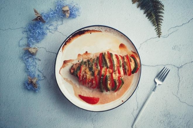 牛油果风琴鸡胸肉