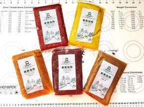 1、准备好所用的桃山皮。