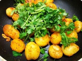 加入香菜末