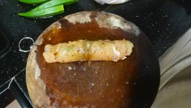 卷起后