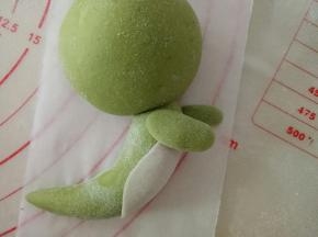 上侧的手臂也粘上