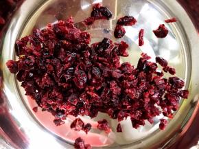 蔓越莓干切碎