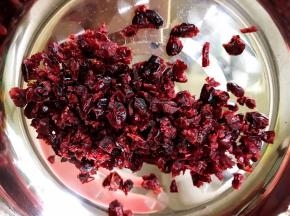 蔓越莓干切碎