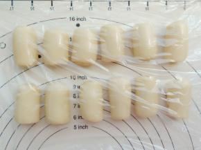 都卷好盖保鲜膜。