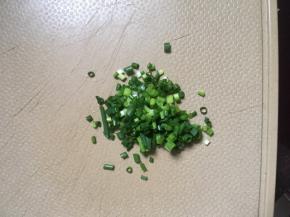 葱切碎