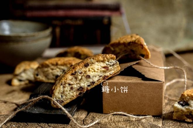 【奶油红豆司康】