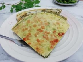 然后取出切成块