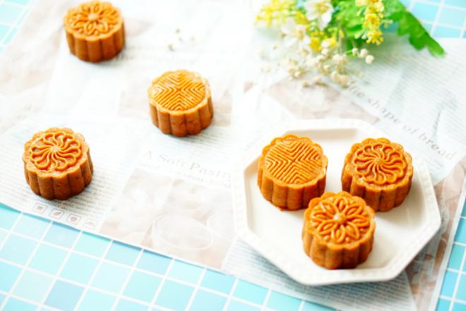 蔓越莓甜馅月饼~50克